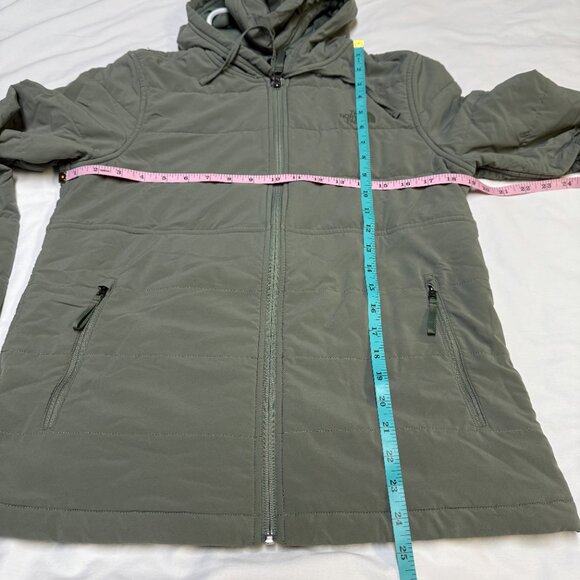 The North Face Mountain Sweatshirt Hoodie Women’s Medium Green EUC - Picture 9 of 11